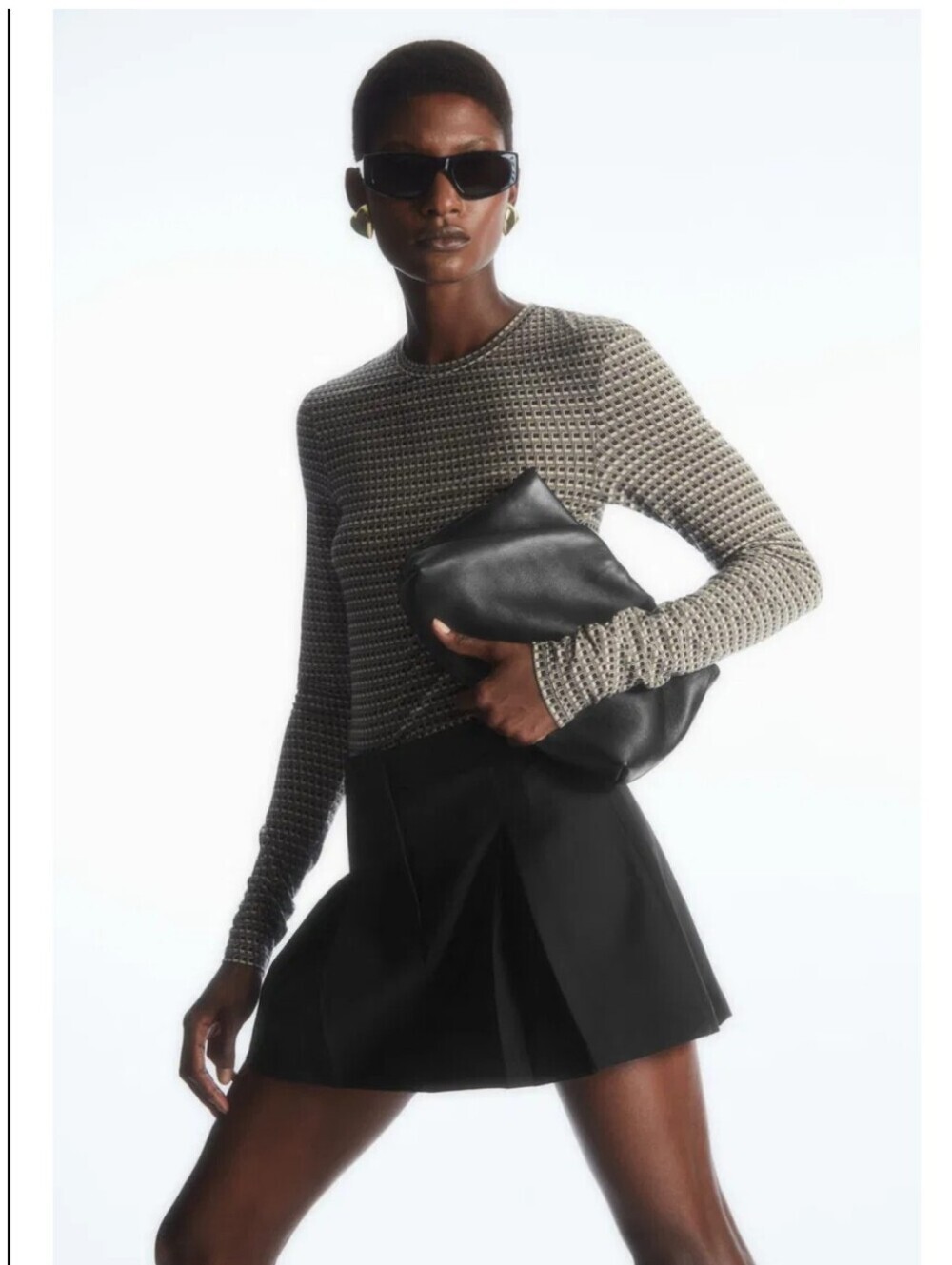 COS NWTs Second-Skin Long-Sleeved Top